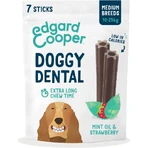 Edgard & Cooper Doggy Dental – roślinne pałeczki dentystyczne dla psów średniej wielkości, o smaku truskawkowo-miętowym, 160 g: ceny i cechy