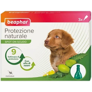 Beaphar Spot-on Shield - Natural Protection for Puppies, 3 vials