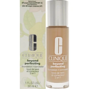 Clinique Beyond Perfecting – fond de ten și corector 2 în 1 – nr. 07 crem