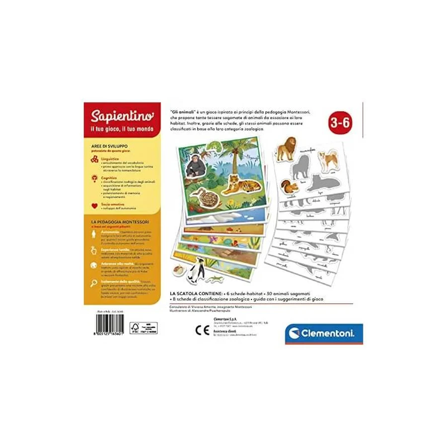 Clementoni Animals – een educatief spel geïnspireerd op de Montessori-methode