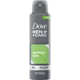 Dove Man+care Minerals + Sage - Desodorante en spray, 150 ml