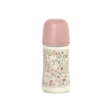 Suavinex Wonderland - Baby Bottle with Medium-Flow Silicone Nipple - 270 ml, Pink Liberty Print