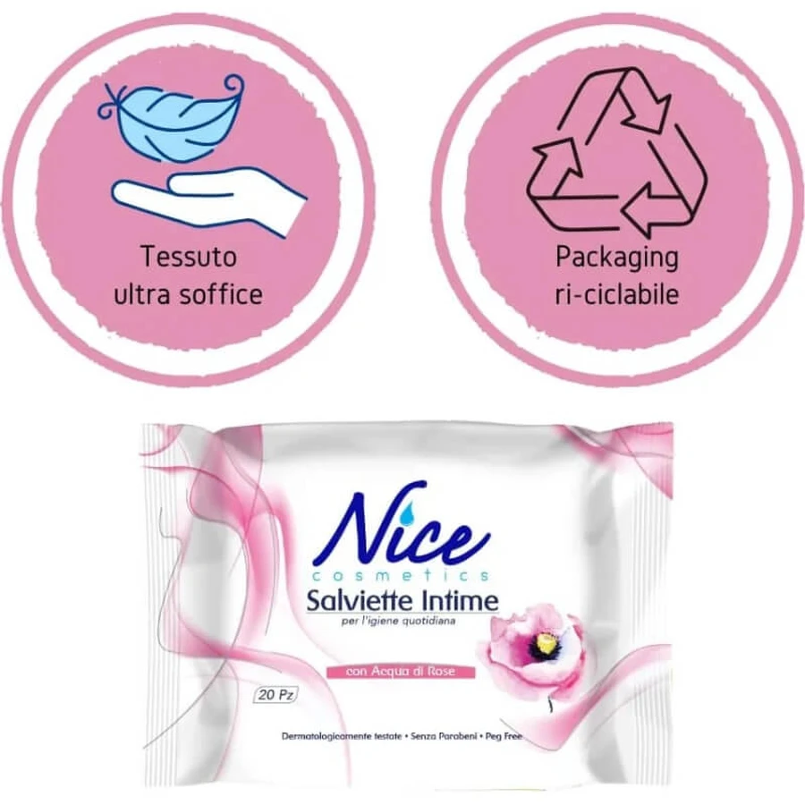 Fria Intimate Wipes - 20 gentle wipes