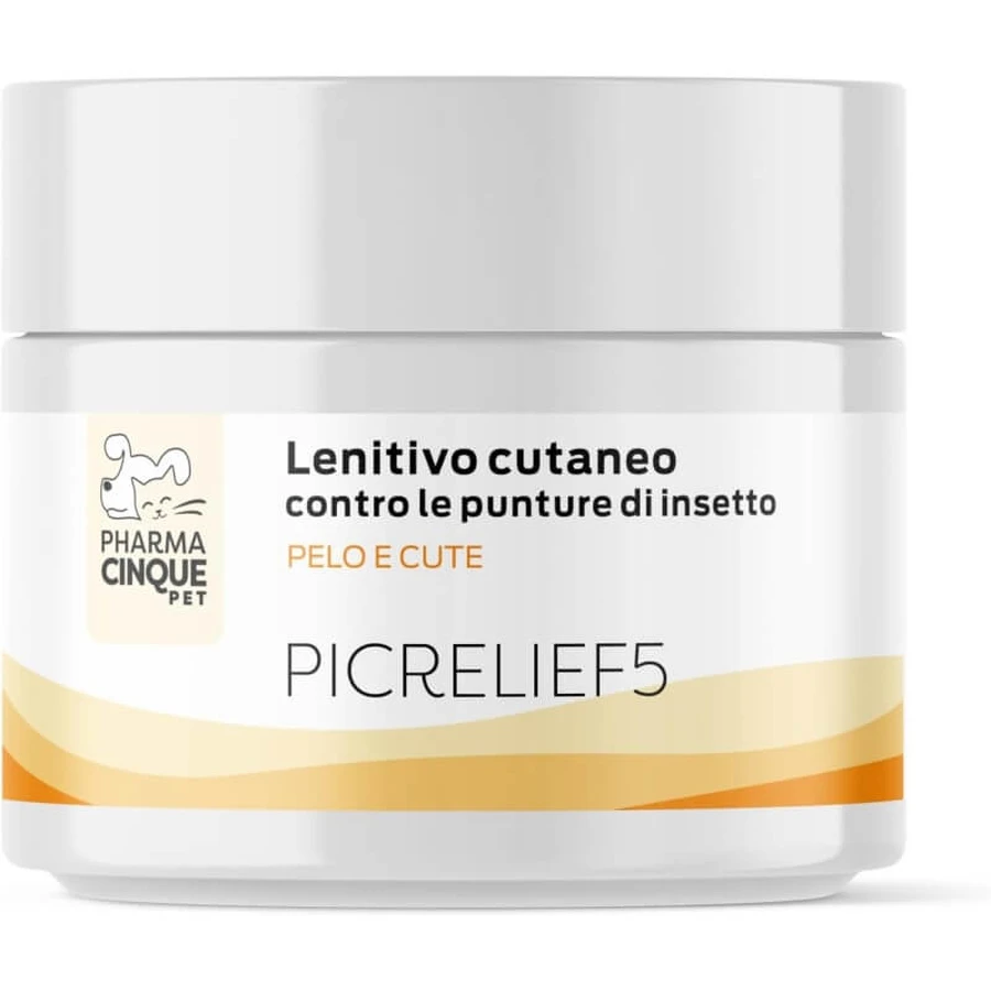 Pharma5pet Picrelief 5 - Crema calmante para picaduras de insectos, 50 ml
