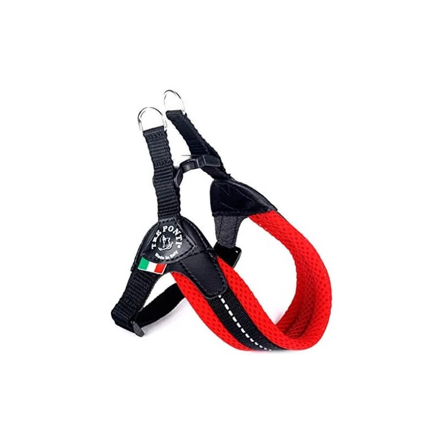 Tres correas Easy Fit: correa ajustable para el pecho y la circunferencia, talla 1, naranja neón