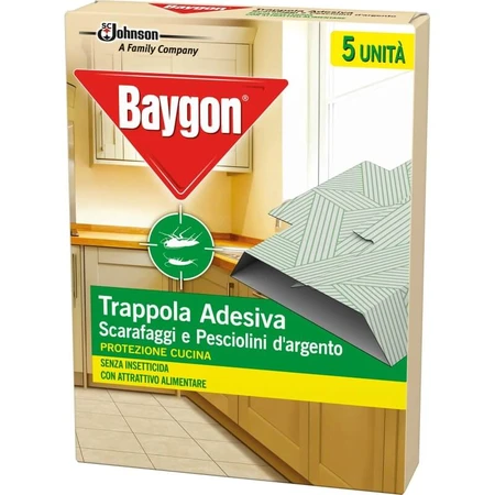 Pièges adhésifs Baygon 5 contre les cafards pour protéger votre cuisine