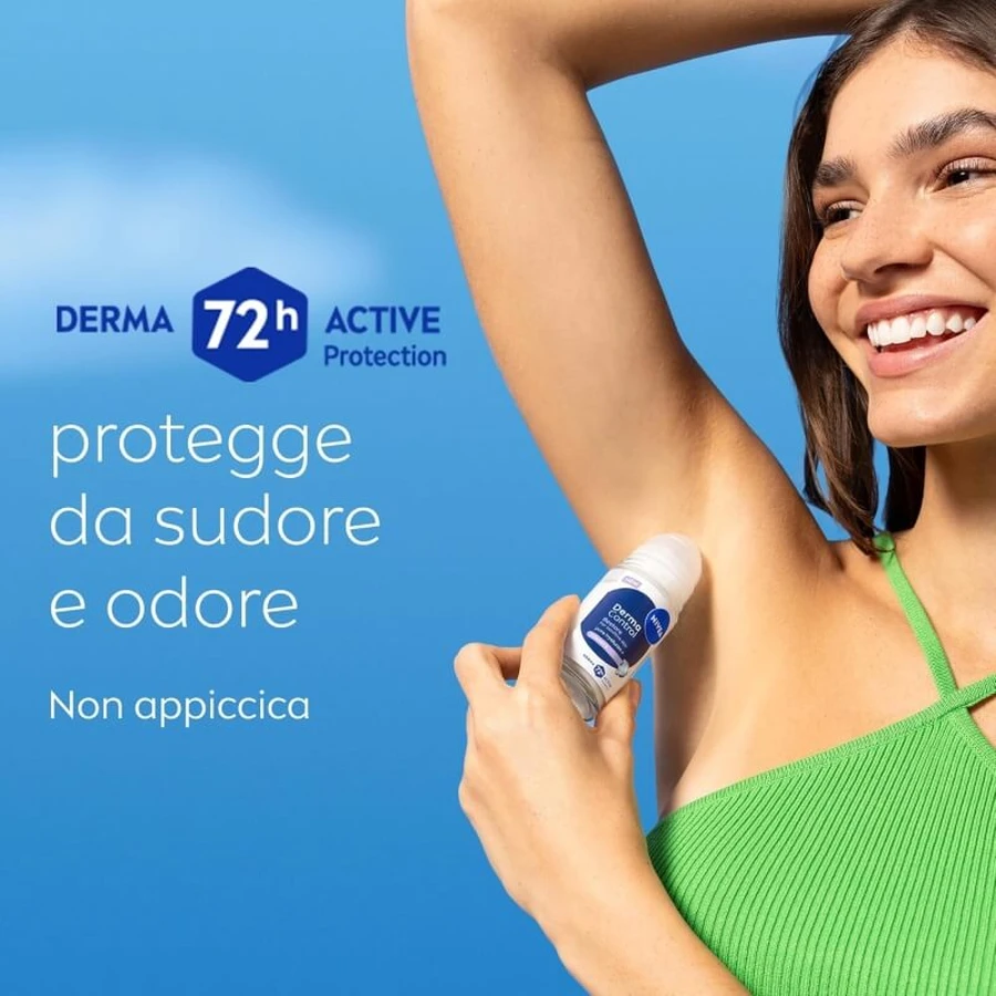 Nivea Derma Control Restore - Desodorante en roll-on protector con fragancia, 50 ml