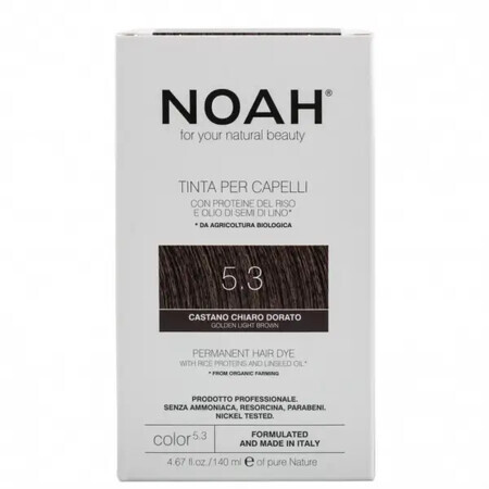 Natürliches Haarfärbemittel, Hellgold satiniert (5.3) x 140ml, Noah