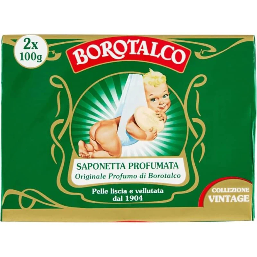 Borotalco Original - 2 stukken zeep, elk 100 g