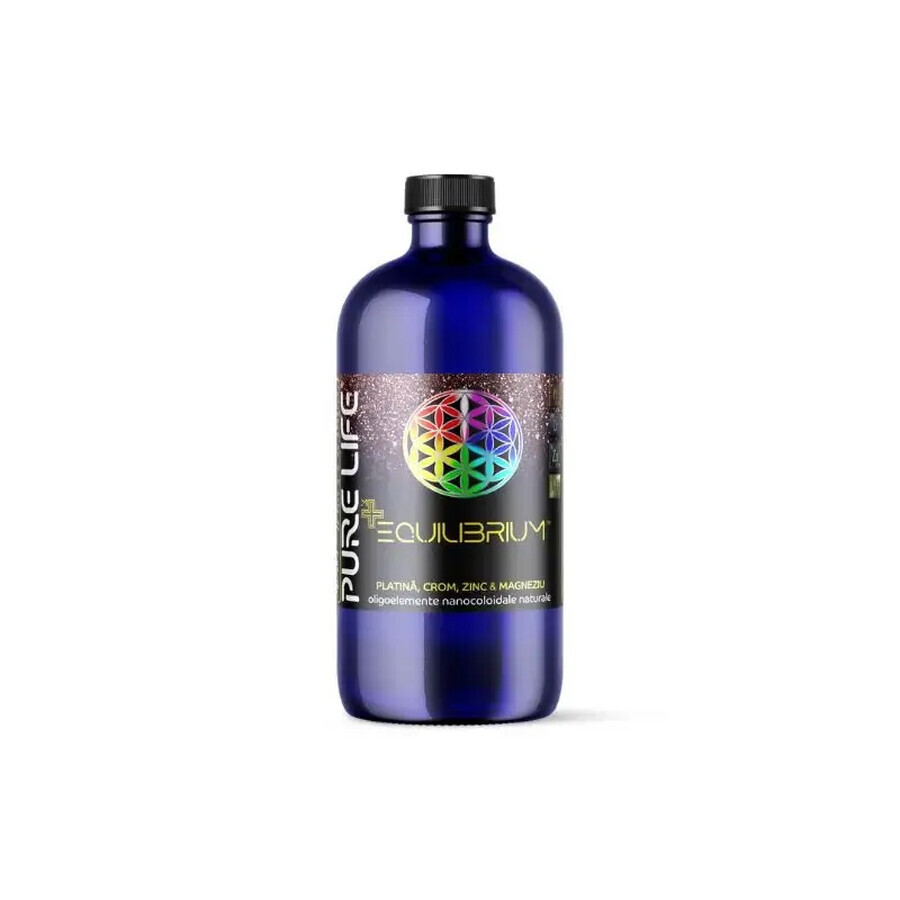 Platin, Zink, Chrom und kolloidales Magnesium, Equilibrum x 480ml, Pure Life