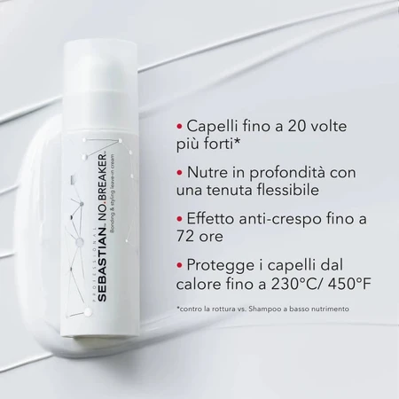Sebastian No.breaker - cremă fără clătire pentru coafarea părului, 145 ml