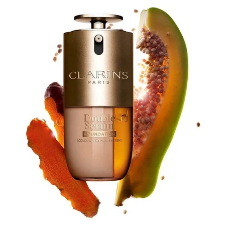Podkład Clarins Double Serum – hybrydowy podkład w postaci serum nr L6C: ceny i cechy