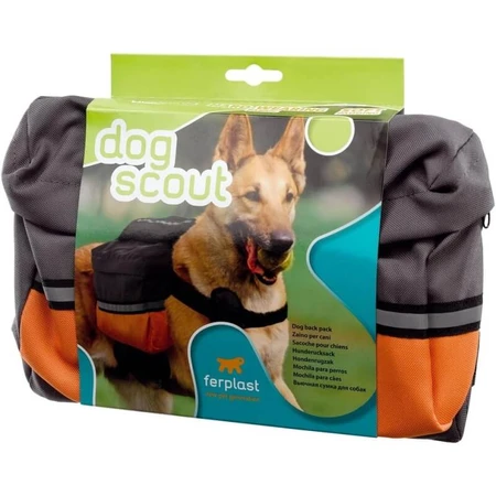 Ferplast Dog Scout – nylonowy plecak dla średnich i dużych psów z paskami odblaskowymi: ceny i cechy