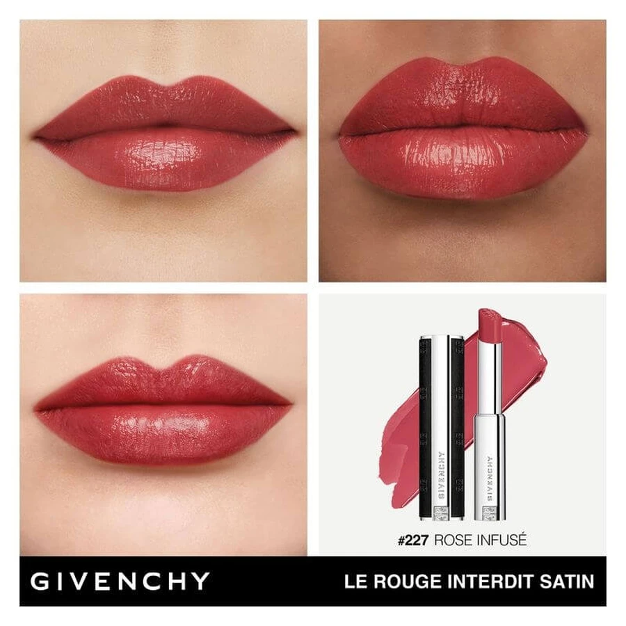 Givenchy Le Rouge Interdit Satin - Lippenstift nr. 227 Rose Infusé