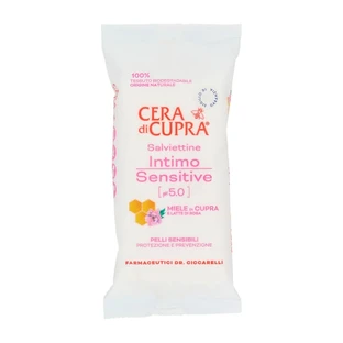 Ceară de cupra Intimo Sensitive pH 5,0 pentru pielea sensibilă, 12 șervețele intime