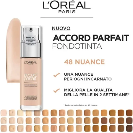 L’Oréal Paris Accord Parfait Fond de Teint – fond de ten fluid – nr. 2r2c2k Vanille Rose