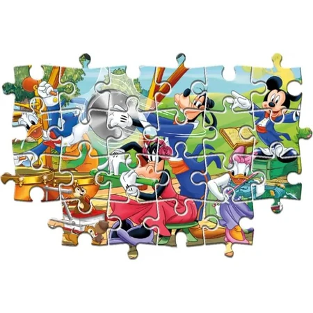 Clementoni Supercolor - Maxi-puzzel met 24 stukjes: Mickey en zijn vrienden