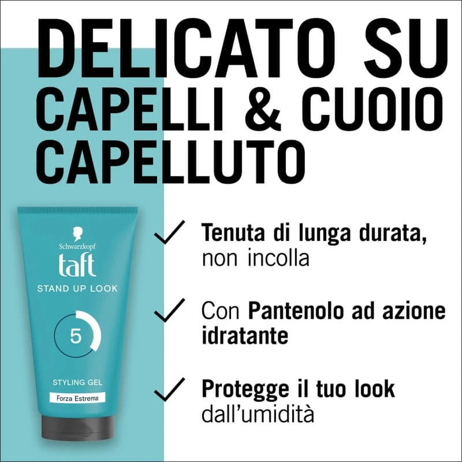 Schwarzkopf Taft stand up look - gel per capelli 150 ml