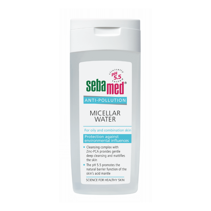 Apa micelara Anti Pollution, Ten gras si combinat, 200 ml, Sebamed