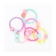 Ib Fashion Hair: Hair Tie with Colorful Beads and Sparkling Rhinestones