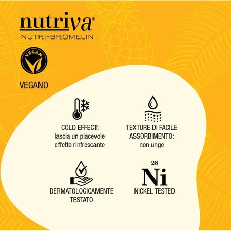 Nutriva nutri-bromelin gel pentru corp împotriva celulitei 150 ml