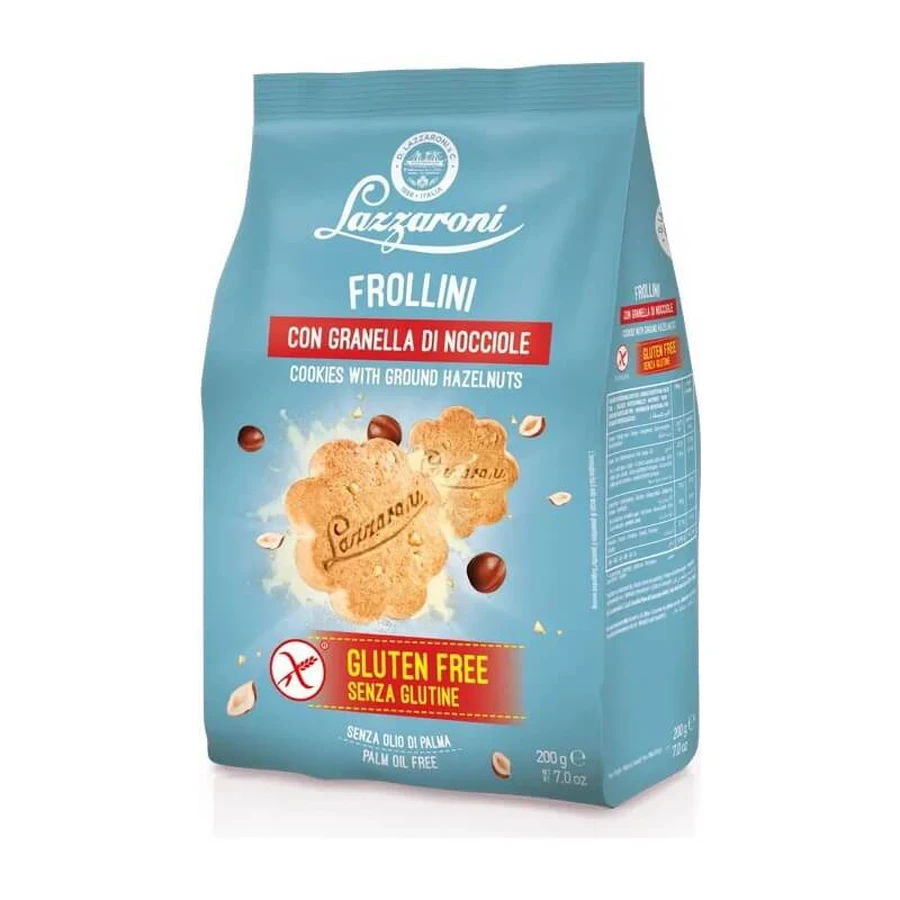 Lazzaroni Frollini con granella di nocciole 200 g