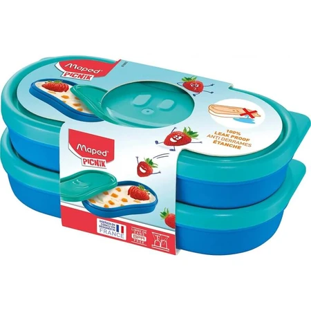 Maped Picnik – 2 blaue Snackboxen