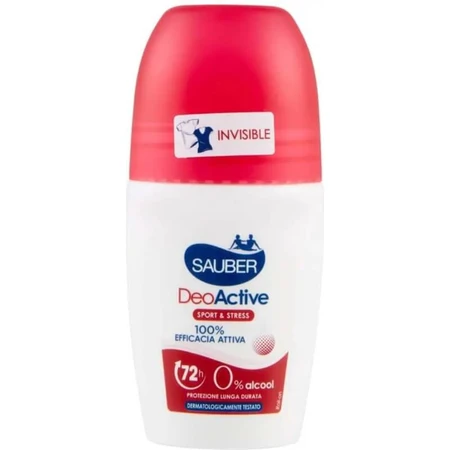 Sauber Deoactive Sport &amp; Stress – deodorant roll-on 70 ml