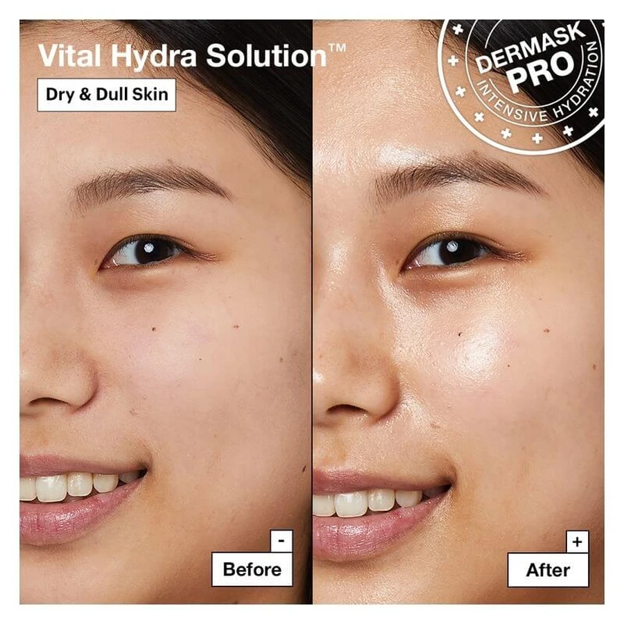 Dr.jart+ Dermask Vital Hydra Solution Pro - Mascarilla de tela hidratante profunda, 25 g