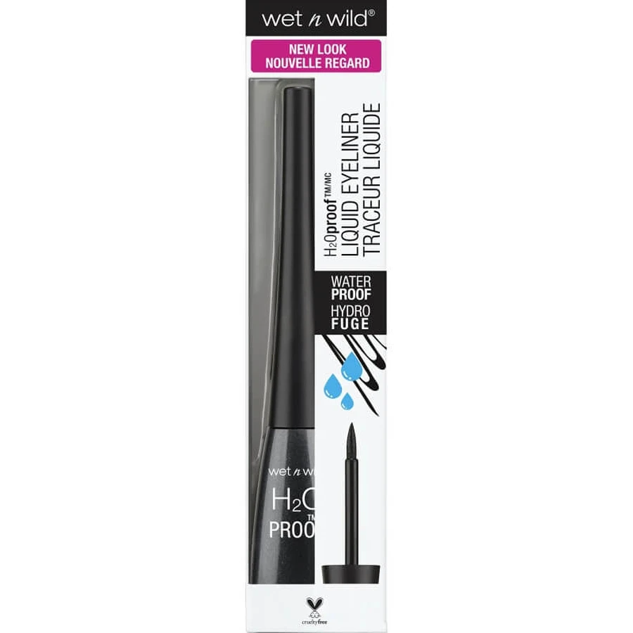 Wet n wild H2O Proof – eyeliner lichid – e879 negru