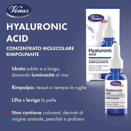 Venus acid hialuronic – concentrat hidratant cu efect de umplere 30 ml