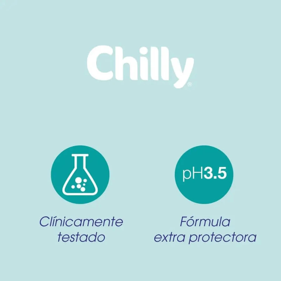 Toallitas íntimas Chilly con pH 3,5 - 12 y protección extra