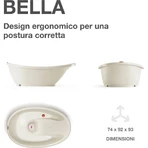 Okbaby Bella - vaschetta per bagnetto 0-12 m bianco
