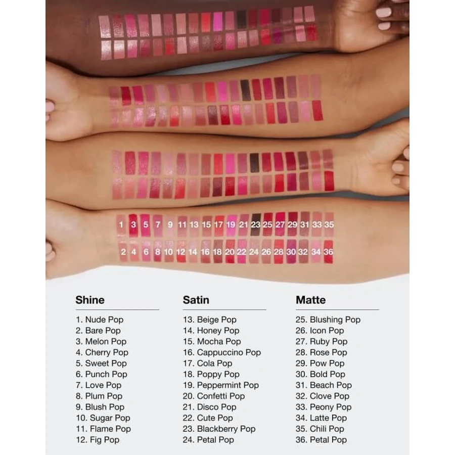 Clinique Pop Longwear Lipstick Satin – ruj satinat – Petal Pop Satin