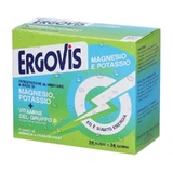 Ergovis Magnesium, kalium en B-vitamines met suiker, 24 zakjes – Energieverhogend supplement