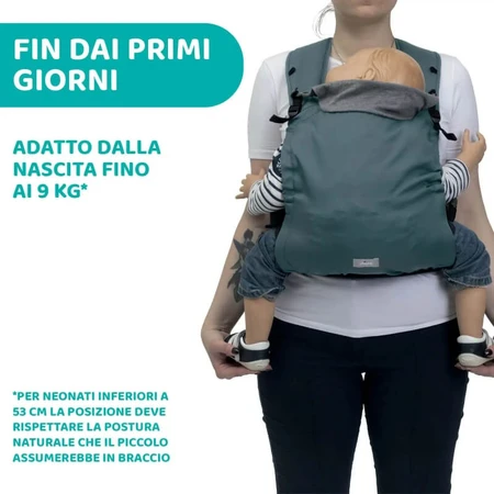 Chicco Skin Fit - Baby Carrier - Green Wood