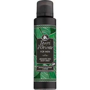 Treasures of the East For Men - Sandalwood and Vetiver Deodorant Spray, 150 ml
