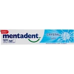 Mentadent Crystal gel – pastă de dinți albitoare și răcoritoare, 75 ml