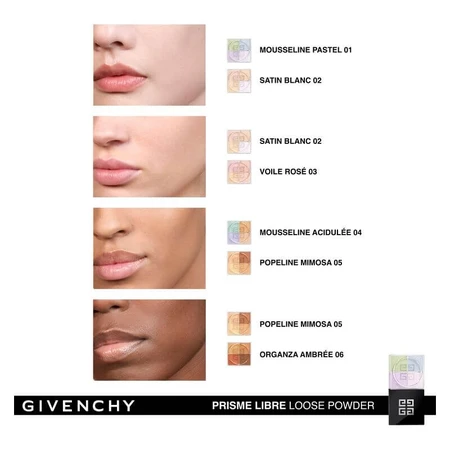 Givenchy Prisme Libre 4-Farben-Losepuder – Nr. 04 Mousseline Acidulée
