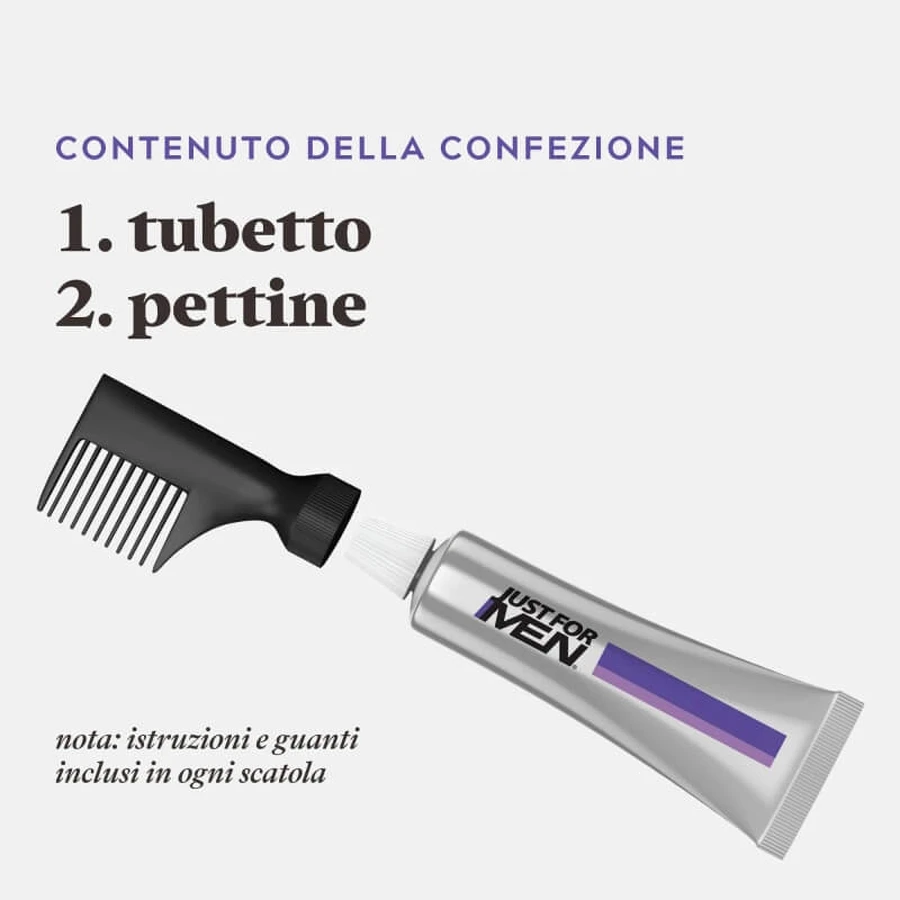 Just for men Trattamento colorante touch of gray castano
