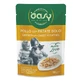 Oasy More Love Pollo con boniatos - Alimento complementario para gatos adultos, 70 g