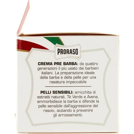 Crema de preafeitado Proraso para piel sensible, 100 ml