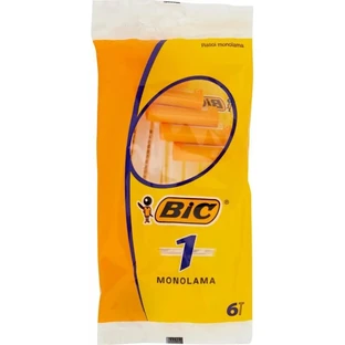 Maquinilla de afeitar Bic de una cuchilla - 6 unidades