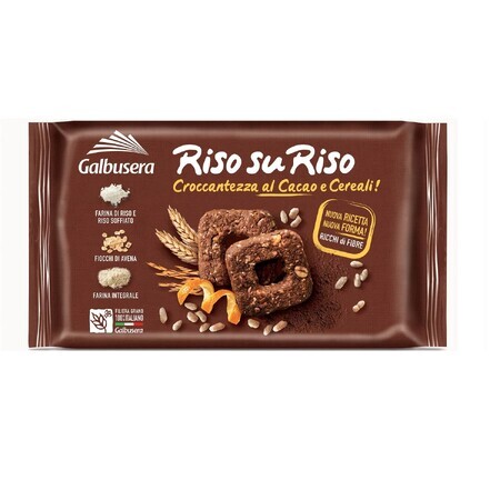 Kakao-Getreidegebäck Riso su Riso, 220 g, Galbusera