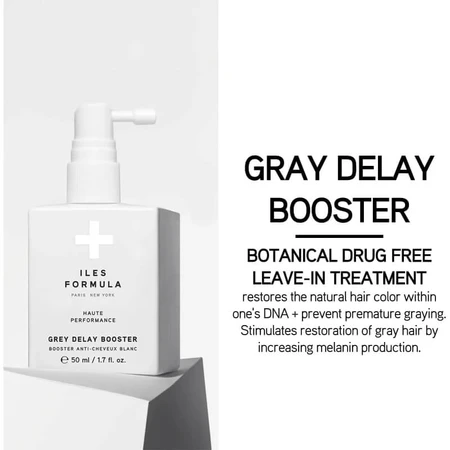 Iles Formula Grey Delay Booster – Pflege für graues Haar, 50 ml