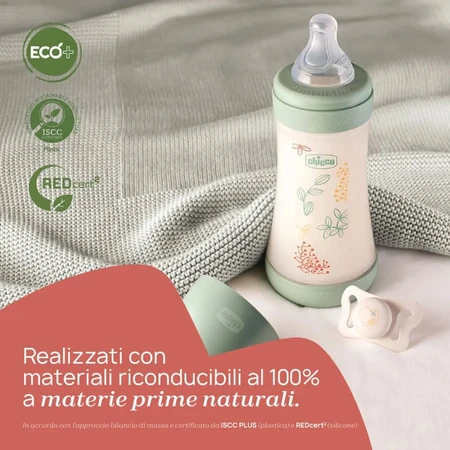 Chicco Perfect Easy Eco+ 330 ml Baby Bottle - Fast Flow