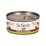 Schesir Hundefutter „Hähnchenstreifen mit Apfel“ – Nassfutter für Hunde, 150 g