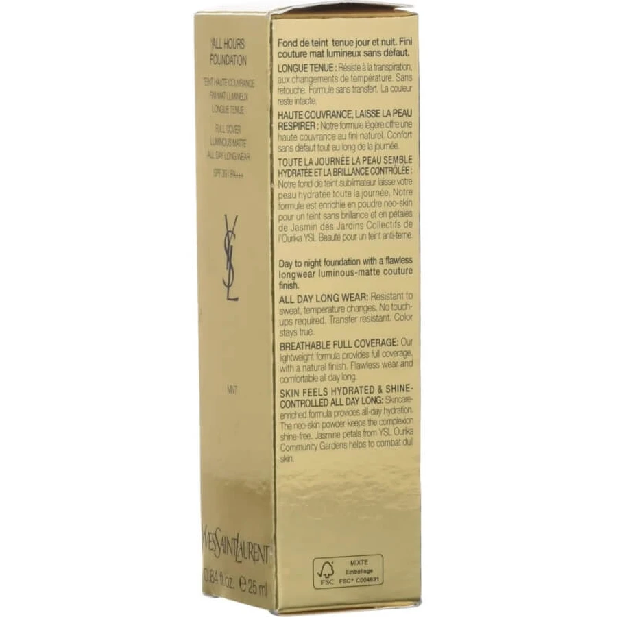 Yves Saint Laurent All Hours – fond de ten fluid – nr. MN7