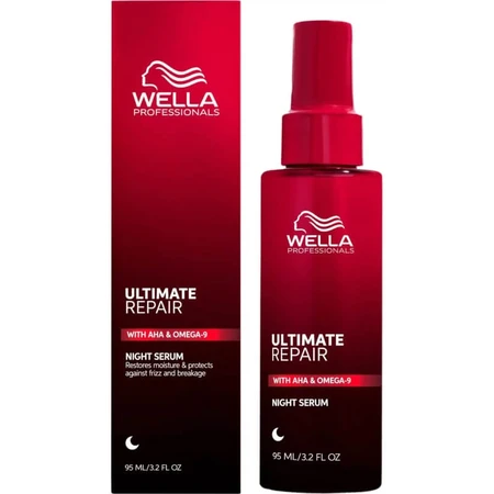 Wella Ultimate Repair Night Serum - Night Serum for Damaged Hair, 95 ml
