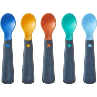 Tommee Tippee Easigrip – set de 5 lingurițe, de la 6 luni în sus